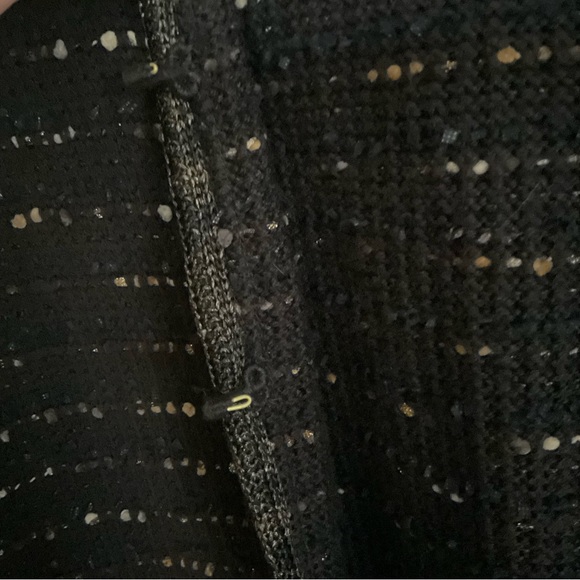 Elie Tahari Wool Blend Marled Knit Detailed Long Cardigan - Picture 10 of 10